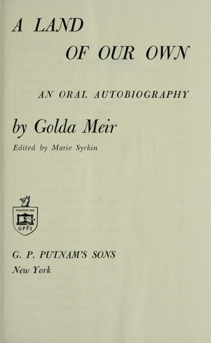 A land of our own: an oral autobiography