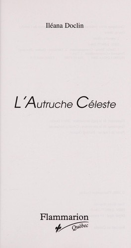 L'autruche celeste