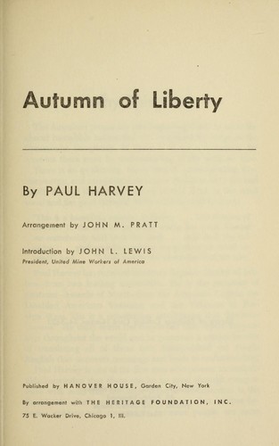Autumn of liberty