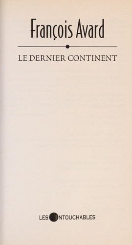 Le dernier continent