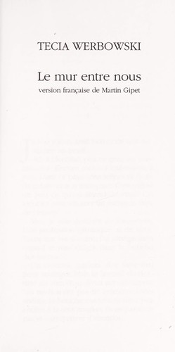 Le mur entre nous