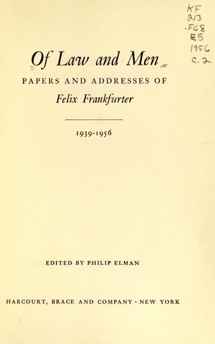 Of law and men