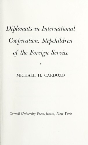 Diplomats in international cooperation