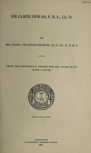 Sir James Dewar