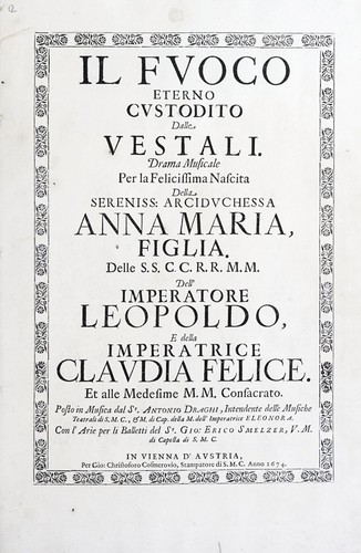 Il fvoco eterno cvstodito dalle vestali