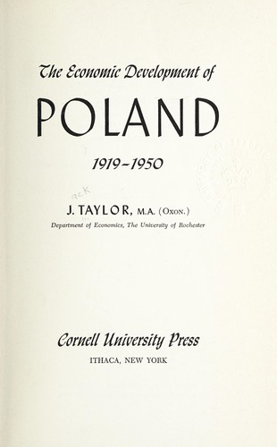 The economic development of Poland