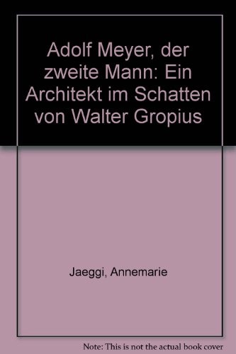 Adolf Meyer, der zweite Mann