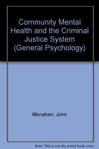 Community mental health and the criminal justice system