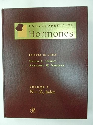 Encyclopedia of Hormones, Three-Volume Set: Encyclopedia of Hormones, Volume 3