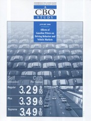 Effects of Gasoline Prices on Driving Behavior and Vehicle Markets: A CBO Study