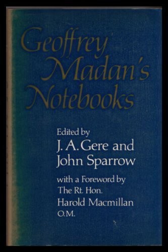 Geoffrey Madan's notebooks