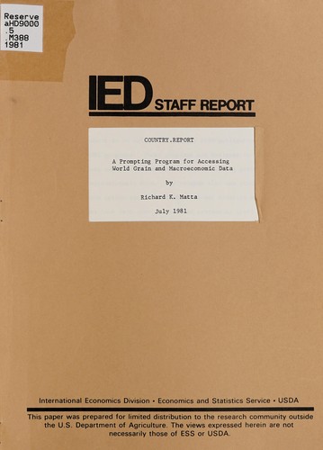 COUNTRY.REPORT