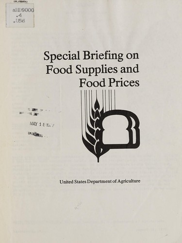 Special briefing on food supplies and food prices