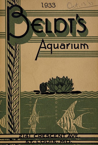 Beldt's Aquarium, 1933
