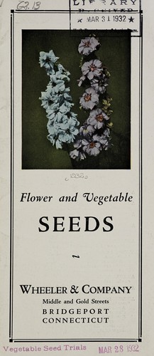 Flower and vegetable seeds