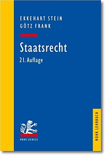 Staatsrecht (Mohr Lehrbuch) (German Edition)