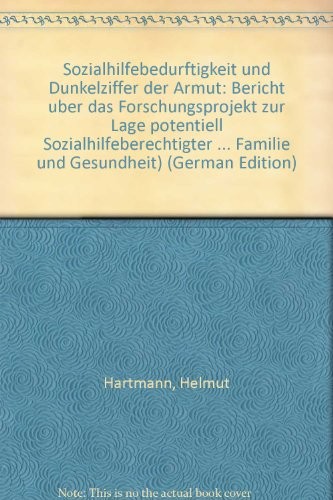 Sozialhilfebedürftigkeit und "Dunkelziffer der Armut"