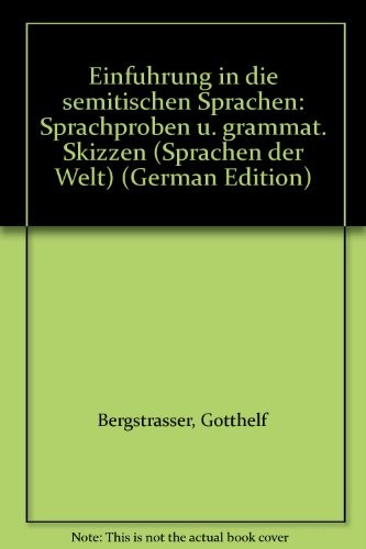 Einführung in die semitischen Sprachen