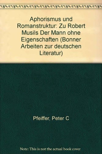 Aphorismus und Romanstruktur