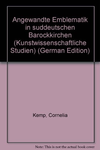 Angewandte Emblematik in süddeutschen Barockkirchen