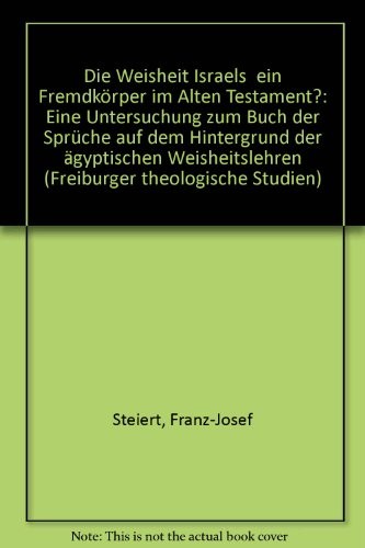 Die Weisheit Israels