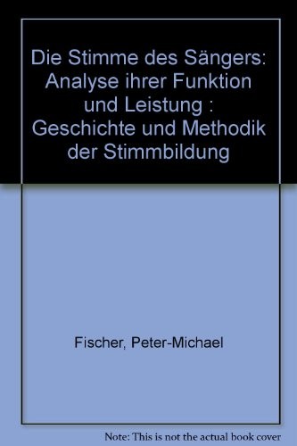Die Stimme des Sängers