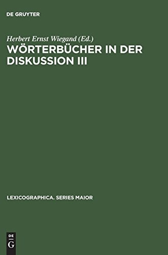 Wörterbücher in der Diskussion III