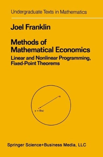 Methods of mathematical economics