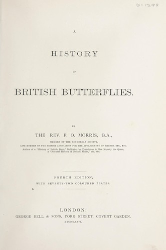 A history of British butterflies