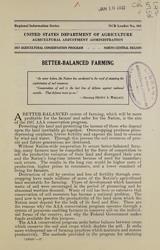 Better-balanced farming