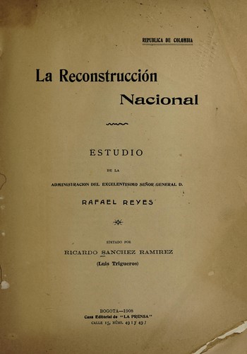 La reconstrucción nacional