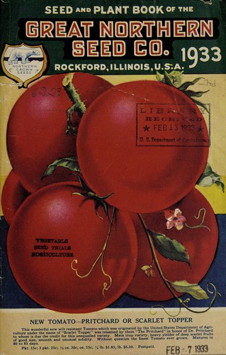 Seed and plant book of the Great Northern Seed Co., 1933