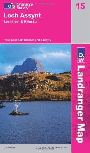 LR015Loch Assynt, Lochinver and Kylesku (Landranger Maps)