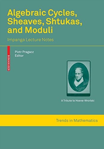 Algebraic Cycles, Sheaves, Shtukas, and Moduli: Impanga Lecture Notes (Trends in Mathematics)