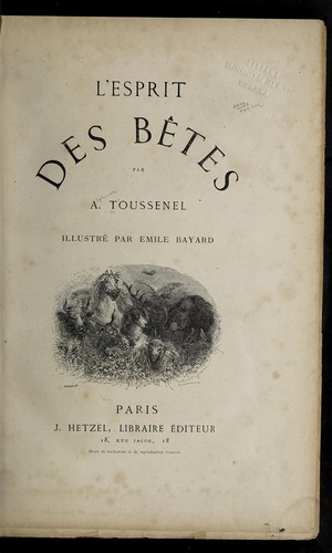 L'esprit des bêtes
