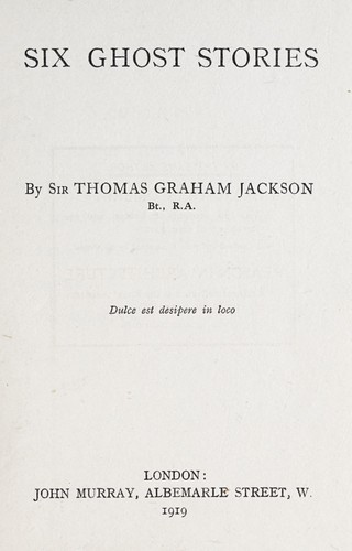 Six ghost stories