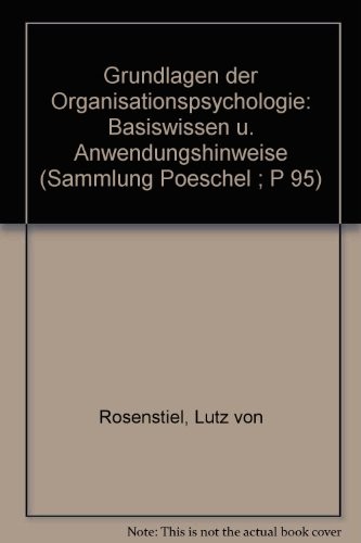Grundlagen der Organisationspsychologie