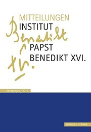 Mitteilungen Institut-papst-benedikt XVI (German Edition)