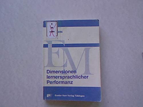 Dimensionen lernersprachlicher Performanz