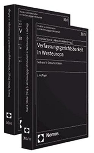 Verfassungsgerichtsbarkeit in Westeuropa: Berichte und Dokumentation [Two-volume set]