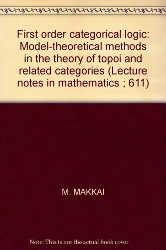 First order categorical logic