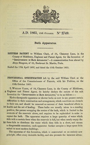 Specification of William Clark