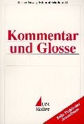 Kommentar und Glosse.
