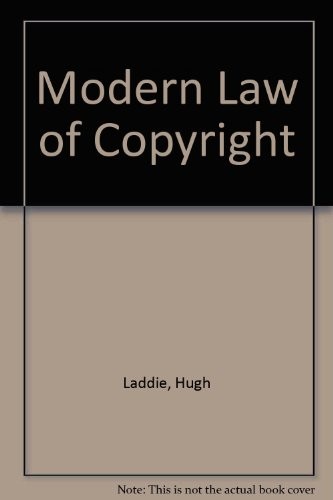 The modern law of copyright
