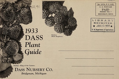 1933 Dass plant guide