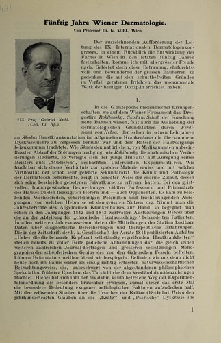 Fünfzig Jahre Wiener Dermatologie