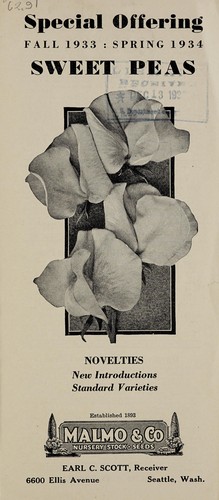 Special offering fall 1933 : spring 1934
