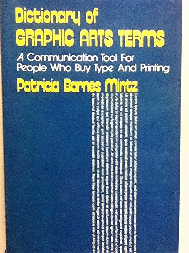 Dictionary of graphic arts terms