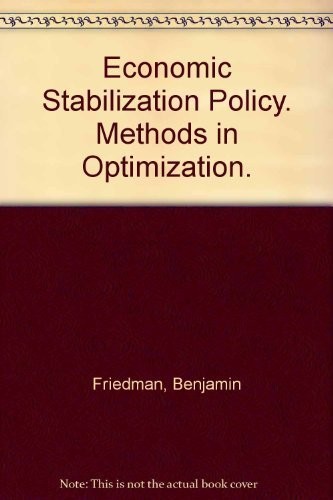 Economic stabilization policy