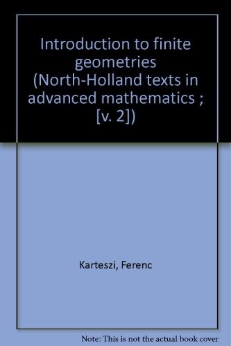 Introduction to finite geometries